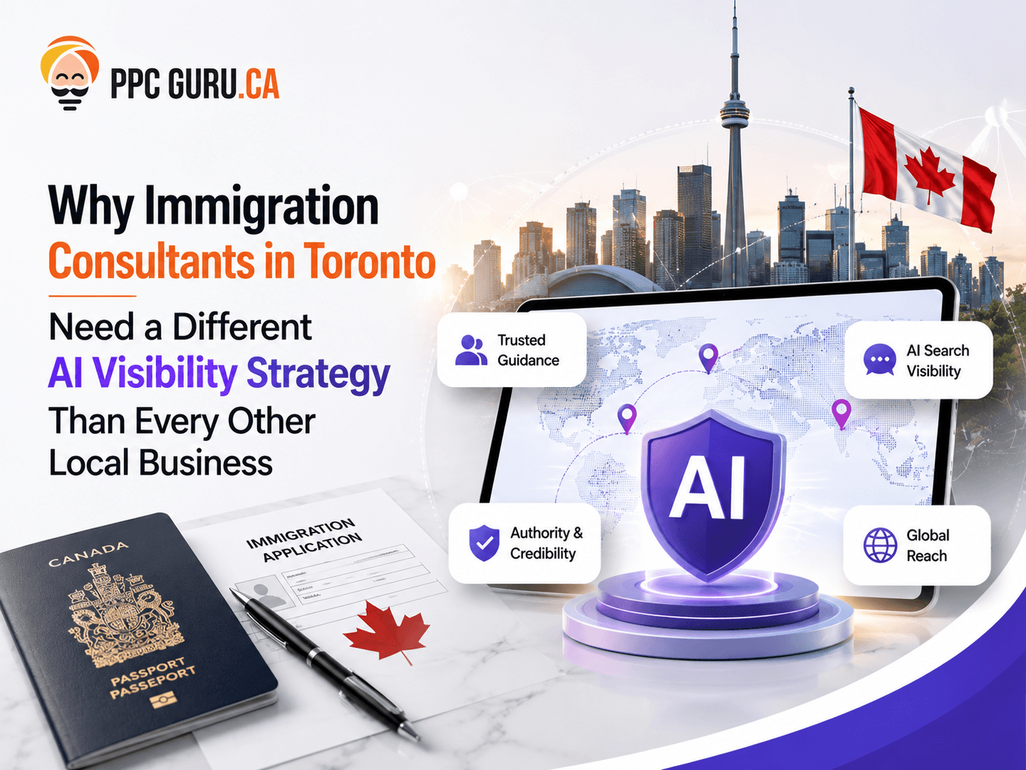Why Immigration Consultants in Toronto Need a Different AI Visibility Strategy Than Every Other Local Business